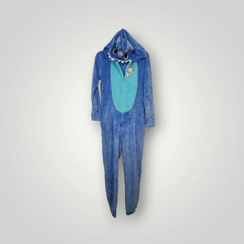 Disney Lilo & Stitch Unisex Adult One Piece Halloween Costume Size S Pajama - Picture 13 of 15
